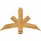 Ekena Millwork Alberta Rough Sawn Timber Gable Bracket, Western Red Cedar, 36"W x 21"H x 2"D x 4"F, 14/12 Pitch GBW036X21X0204ALB00RWR - alternate 1